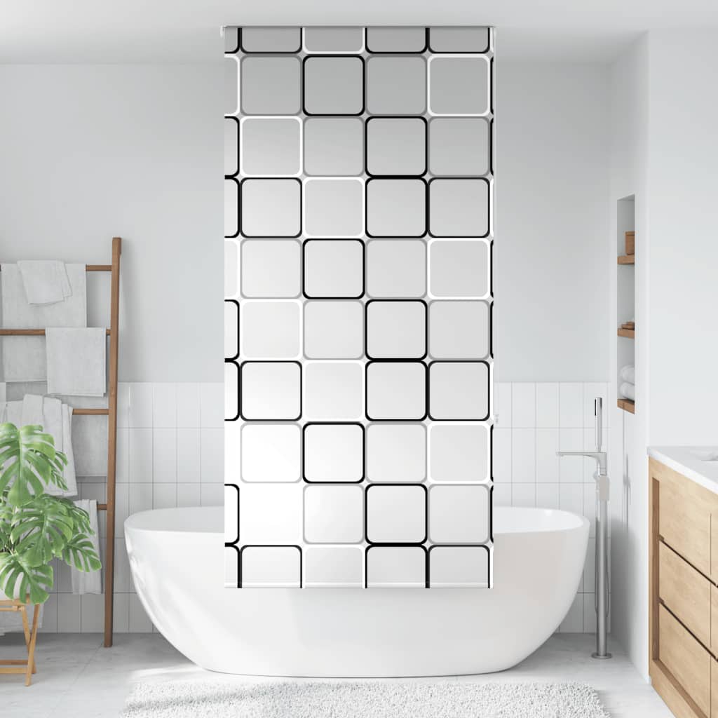 vidaXL Shower Roller Blind 90x240 cm Fabric Width 86 cm