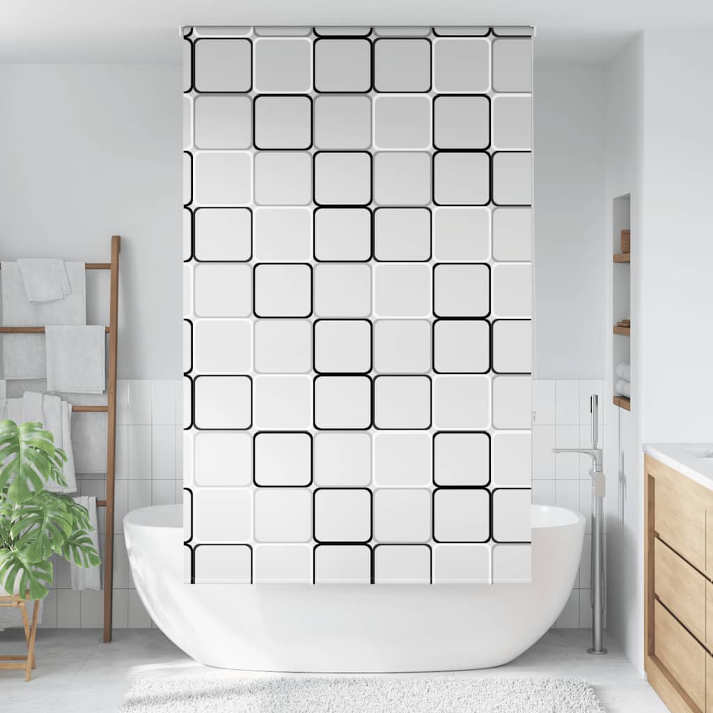 vidaXL Shower Roller Blind 120x240 cm Fabric Width 116 cm