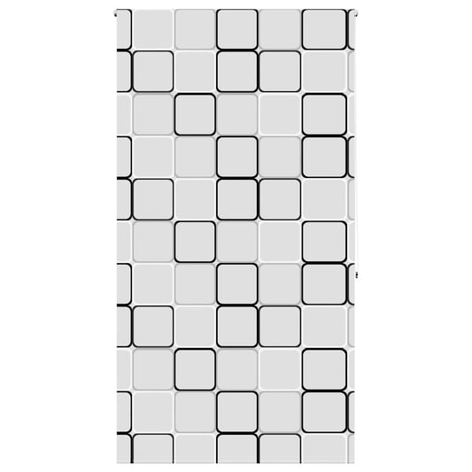 vidaXL Shower Roller Blind 130x240 cm Fabric Width 126 cm