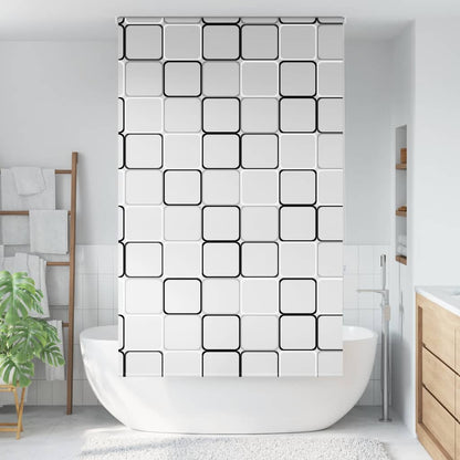 vidaXL Shower Roller Blind 130x240 cm Fabric Width 126 cm
