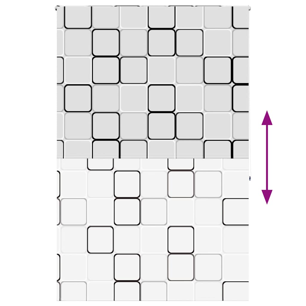 vidaXL Shower Roller Blind 150x240 cm Fabric Width 146 cm