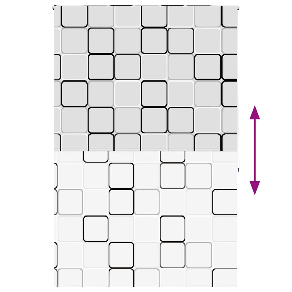 vidaXL Shower Roller Blind 160x240 cm Fabric Width 156 cm