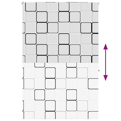 vidaXL Shower Roller Blind 160x240 cm Fabric Width 156 cm