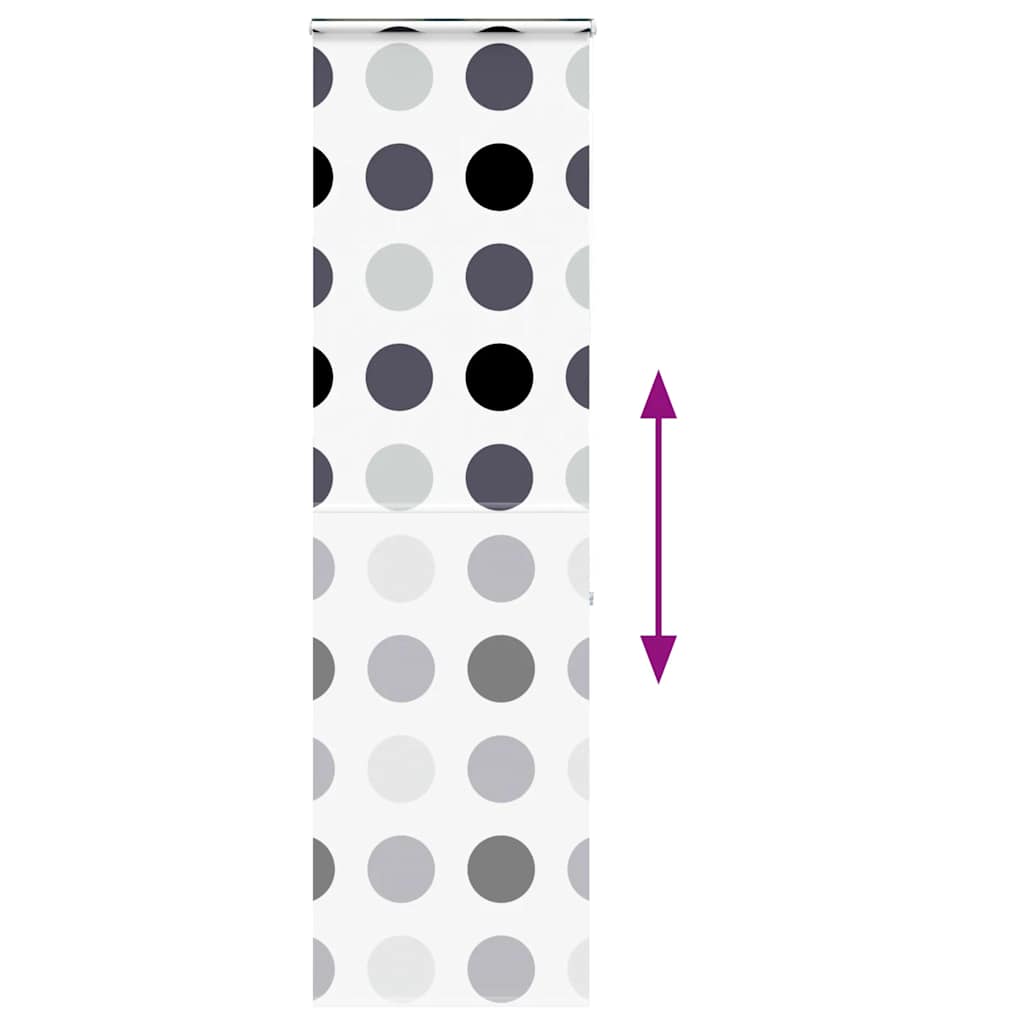 vidaXL Shower Roller Blind with Cassette 60x240 cm Fabric Width 56 cm