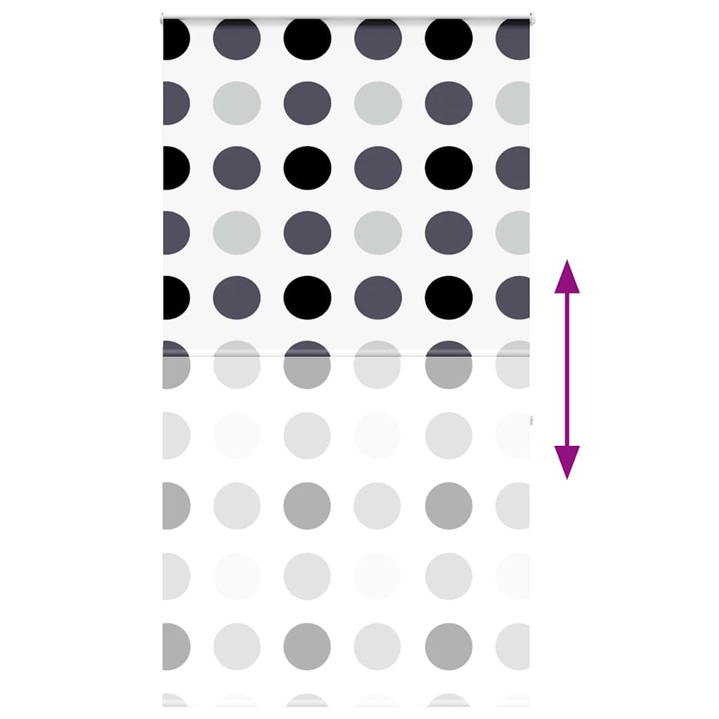 vidaXL Shower Roller Blind with Cassette 120x240 cm Fabric Width 116 cm