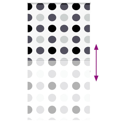 vidaXL Shower Roller Blind with Cassette 120x240 cm Fabric Width 116 cm