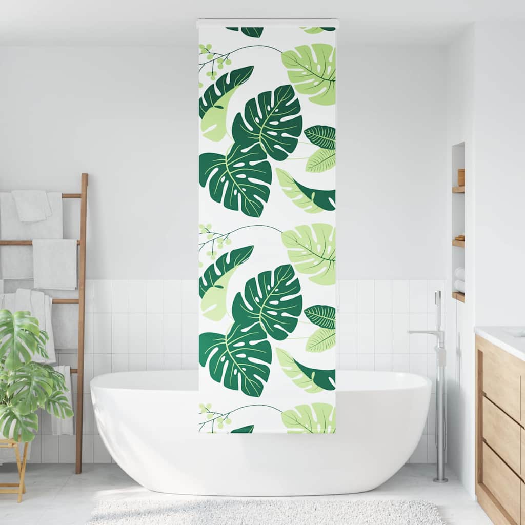 vidaXL Shower Roller Blind with Cassette 60x240 cm Fabric Width 56 cm