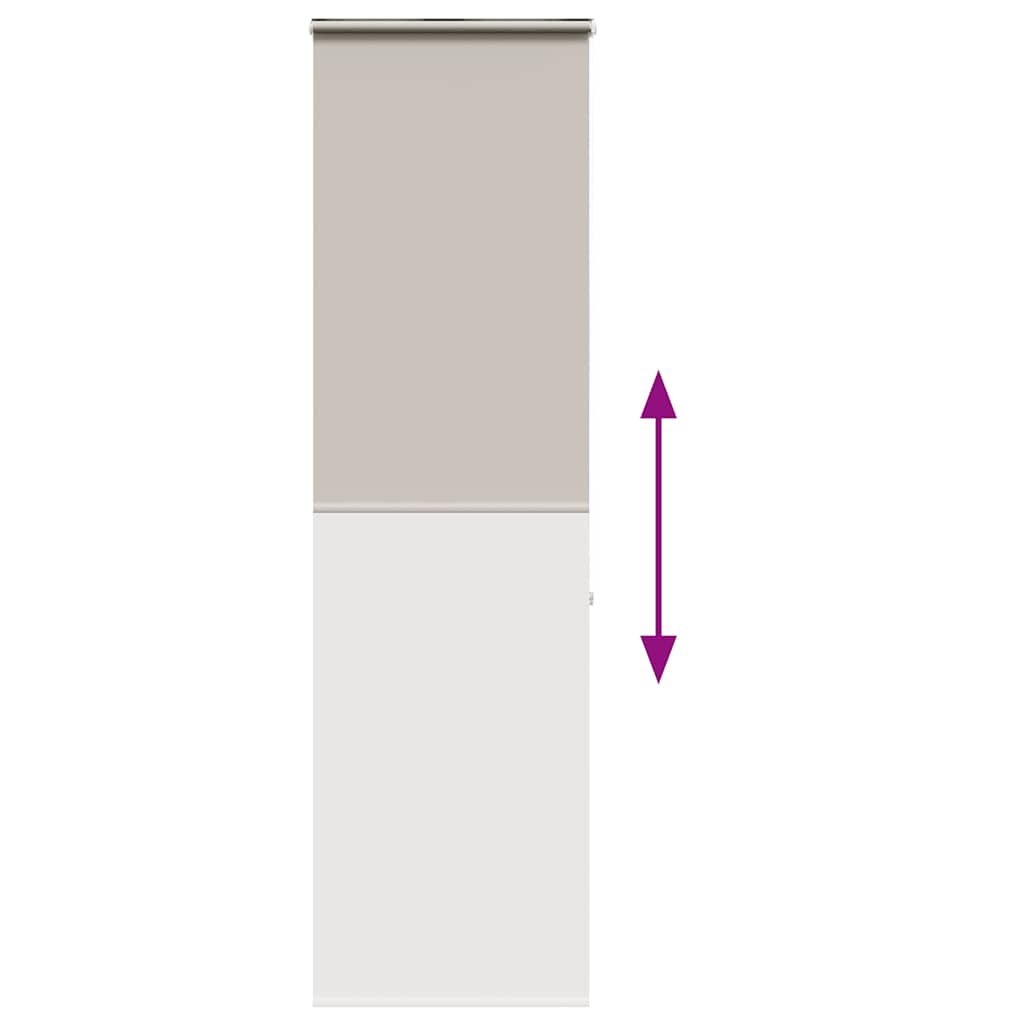 vidaXL Shower Roller Blind with Cassette 80x240 cm Fabric Width 76 cm