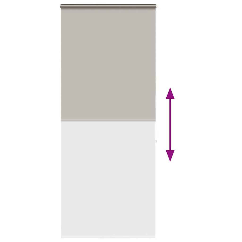 vidaXL Shower Roller Blind with Cassette 90x240 cm Fabric Width 86 cm
