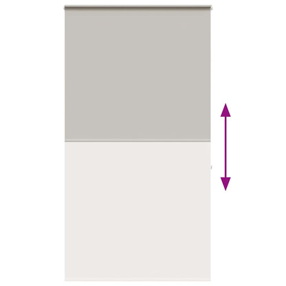 vidaXL Shower Roller Blind with Cassette 120x240 cm Fabric Width 116 cm