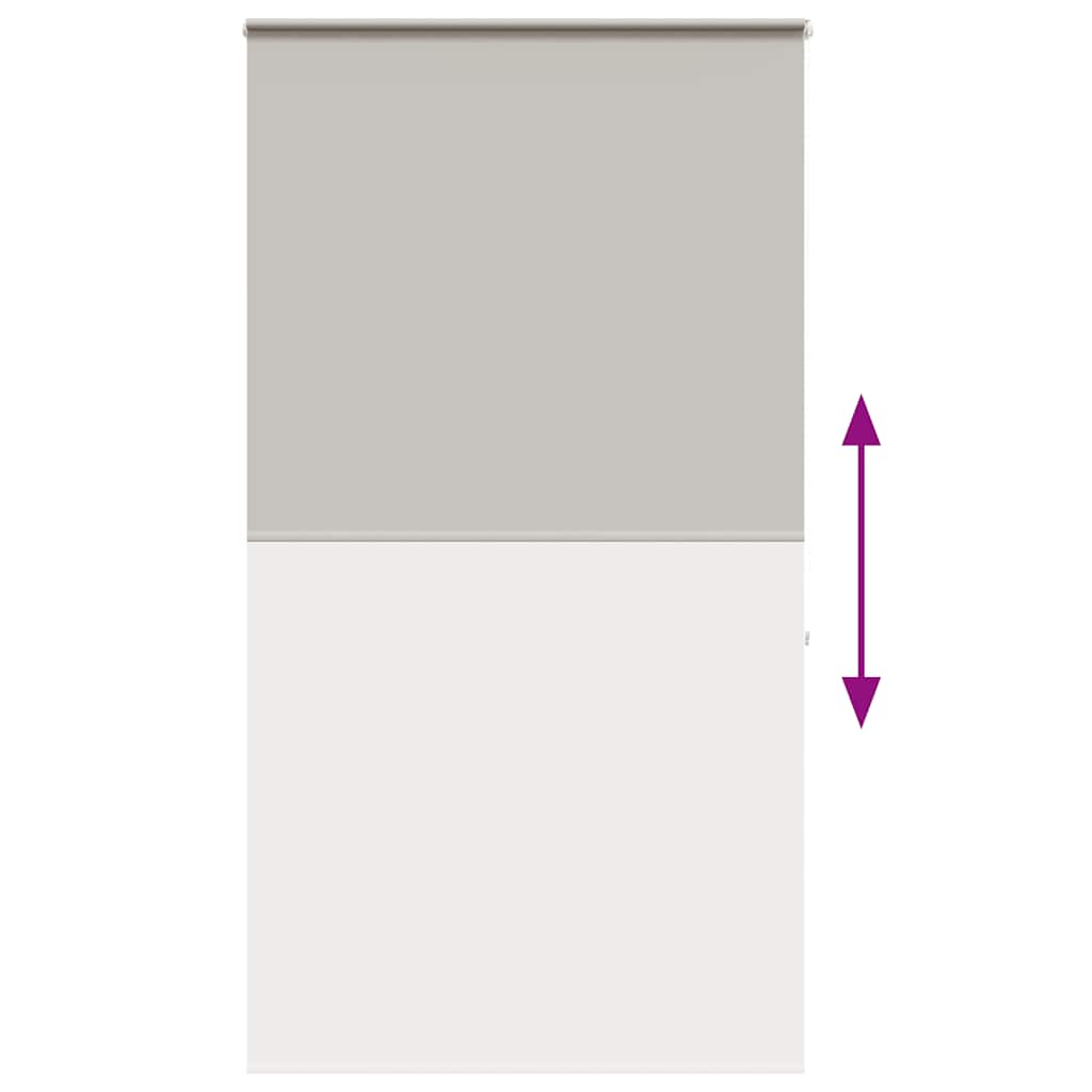 vidaXL Shower Roller Blind with Cassette 130x240 cm Fabric Width 126 cm