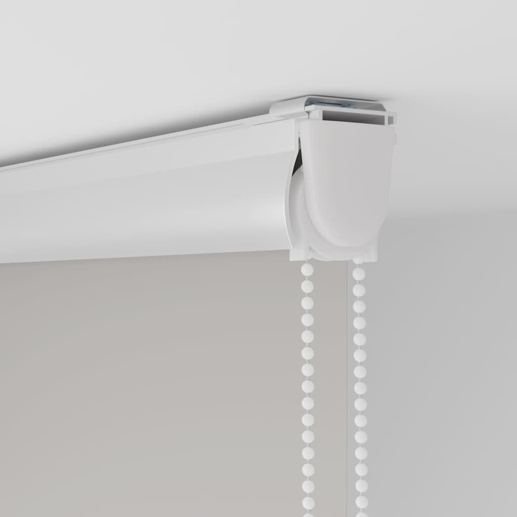 vidaXL Shower Roller Blind with Cassette 130x240 cm Fabric Width 126 cm