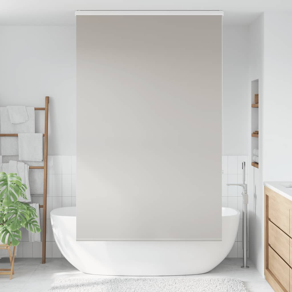 vidaXL Shower Roller Blind with Cassette 140x240 cm Fabric Width 136 cm