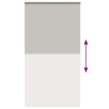 vidaXL Shower Roller Blind with Cassette 140x240 cm Fabric Width 136 cm