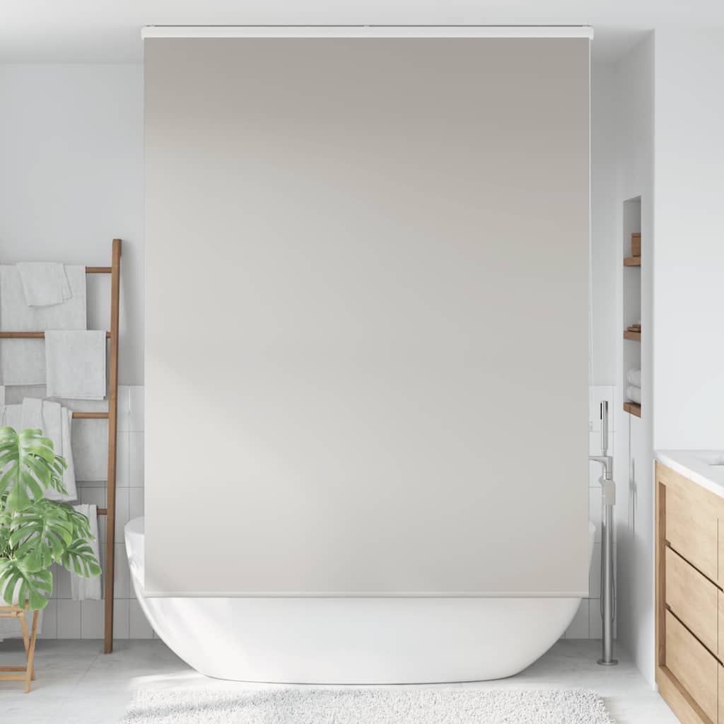 vidaXL Shower Roller Blind with Cassette 150x240 cm Fabric Width 146 cm