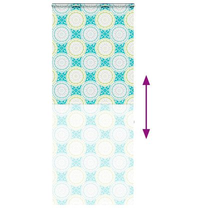 vidaXL Shower Roller Blind with Cassette 110x240 cm Fabric Width 106 cm
