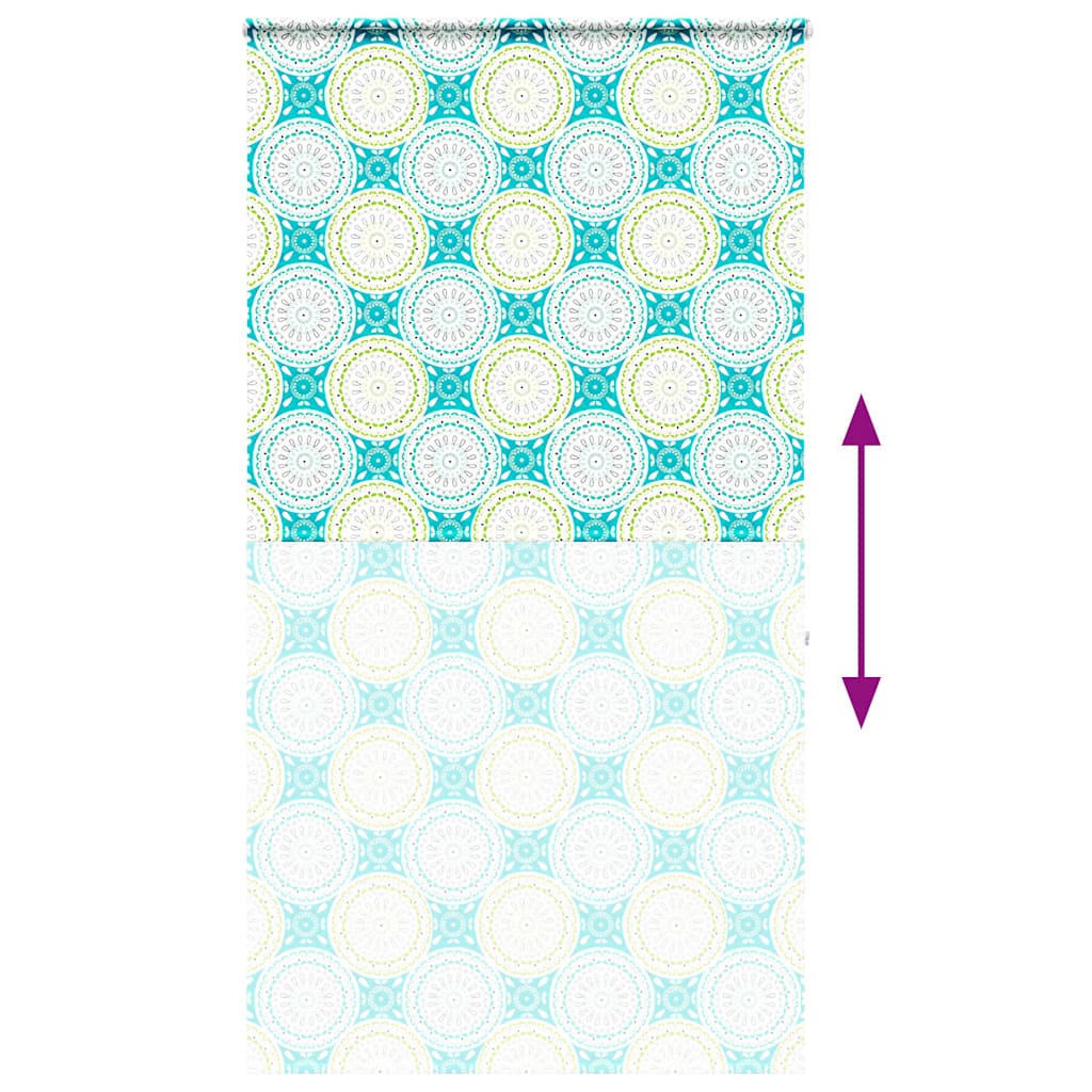vidaXL Shower Roller Blind with Cassette 120x240 cm Fabric Width 116 cm