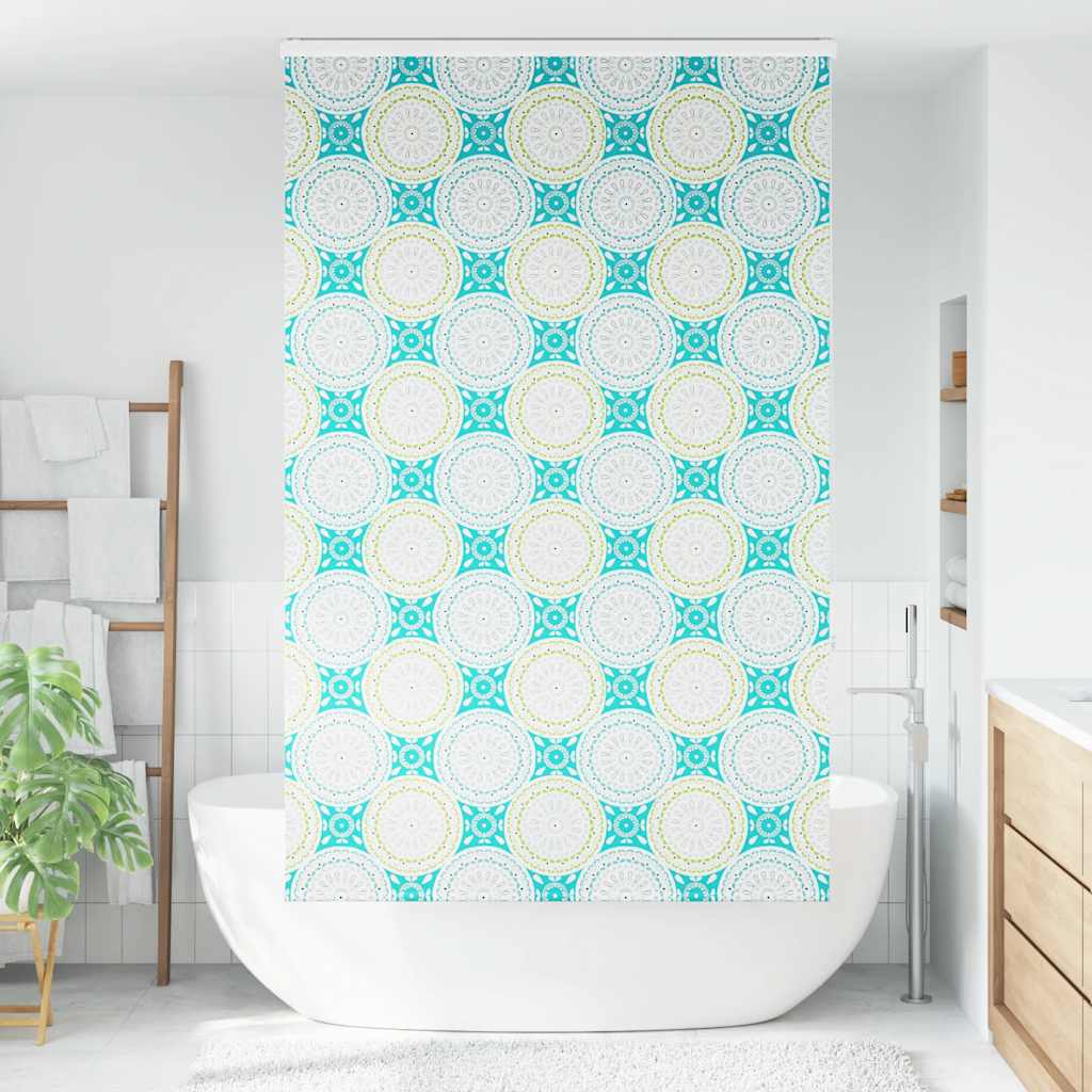vidaXL Shower Roller Blind with Cassette 130x240 cm Fabric Width 126 cm