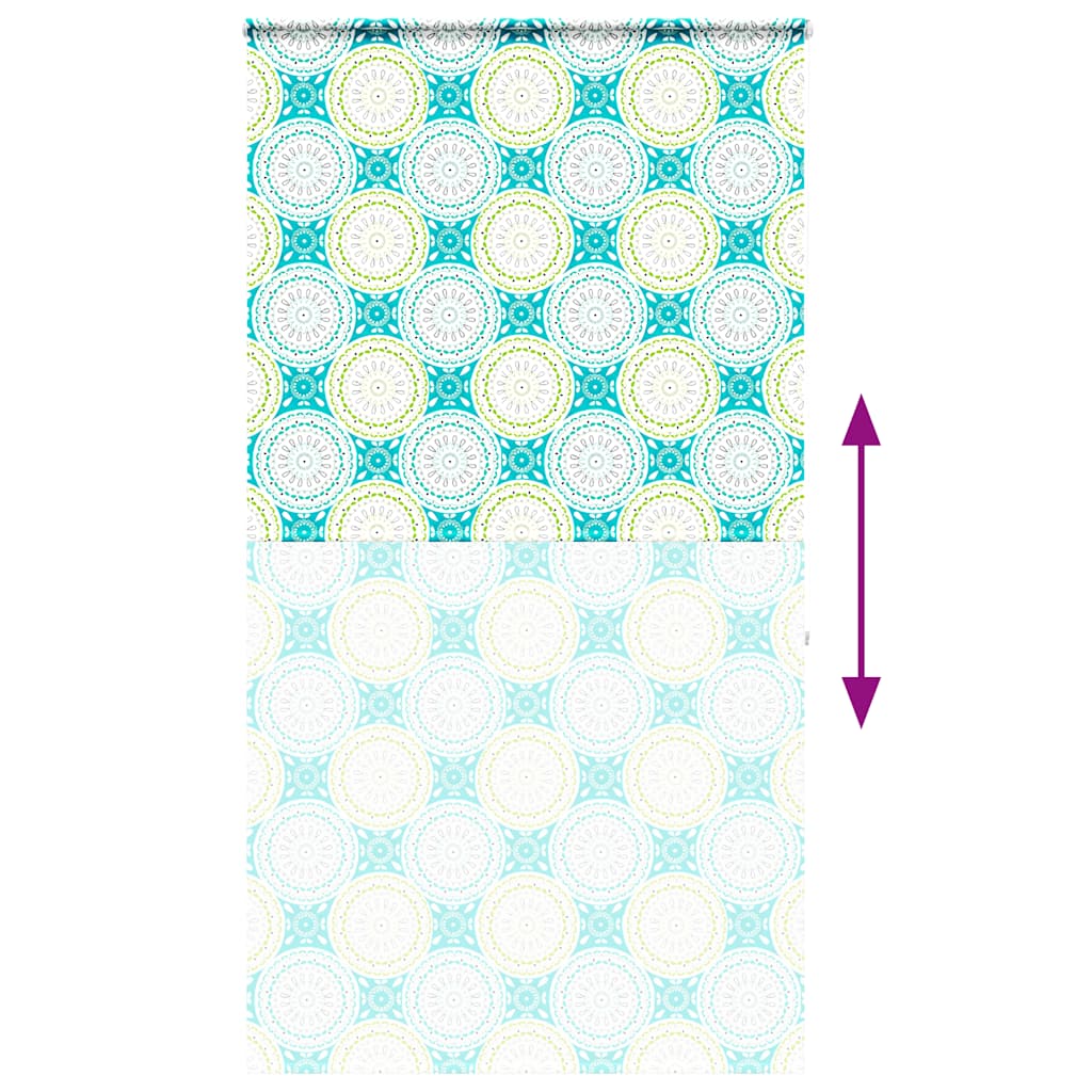 vidaXL Shower Roller Blind with Cassette 130x240 cm Fabric Width 126 cm