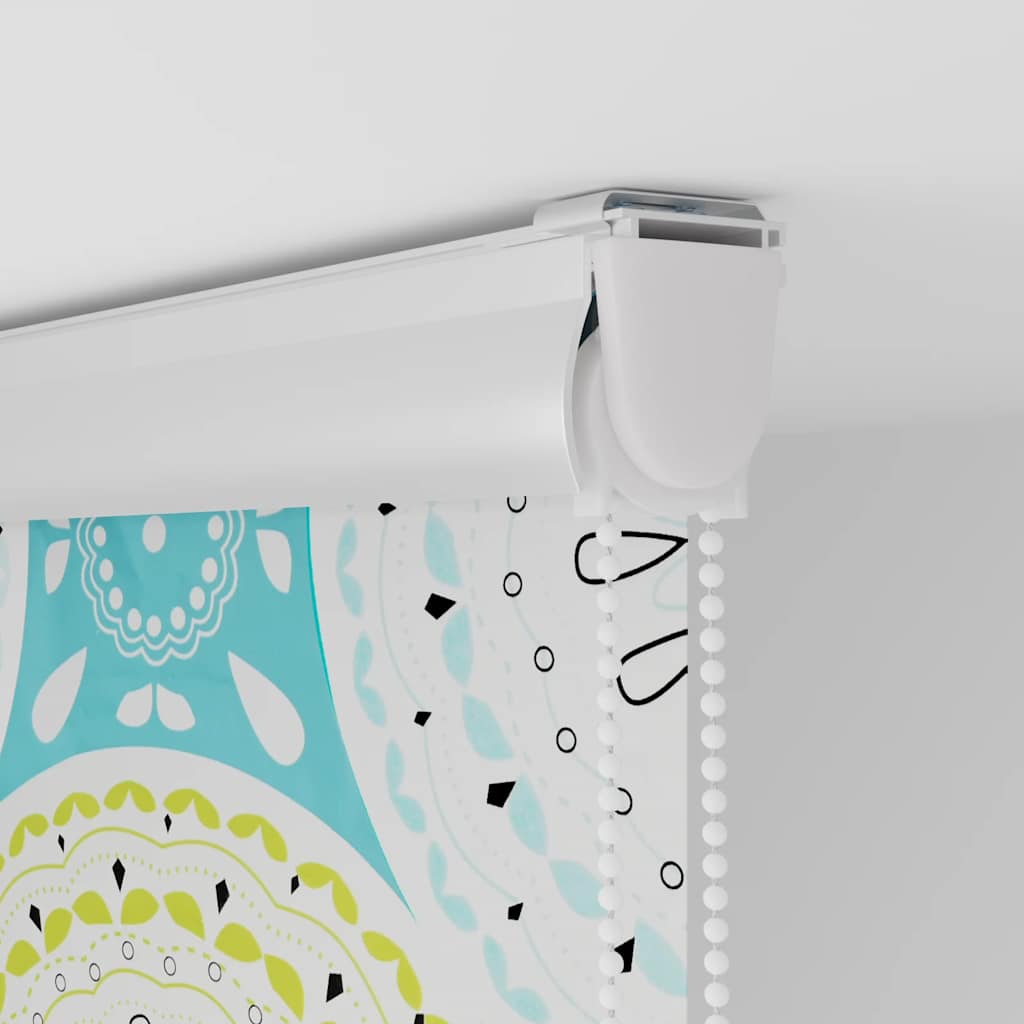vidaXL Shower Roller Blind with Cassette 130x240 cm Fabric Width 126 cm