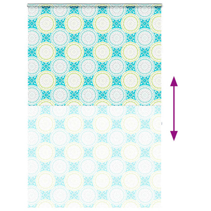 vidaXL Shower Roller Blind with Cassette 160x240 cm Fabric Width 156 cm