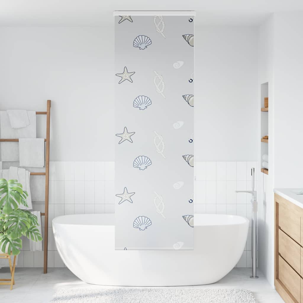 vidaXL Shower Roller Blind with Cassette 80x240 cm Fabric Width 76 cm