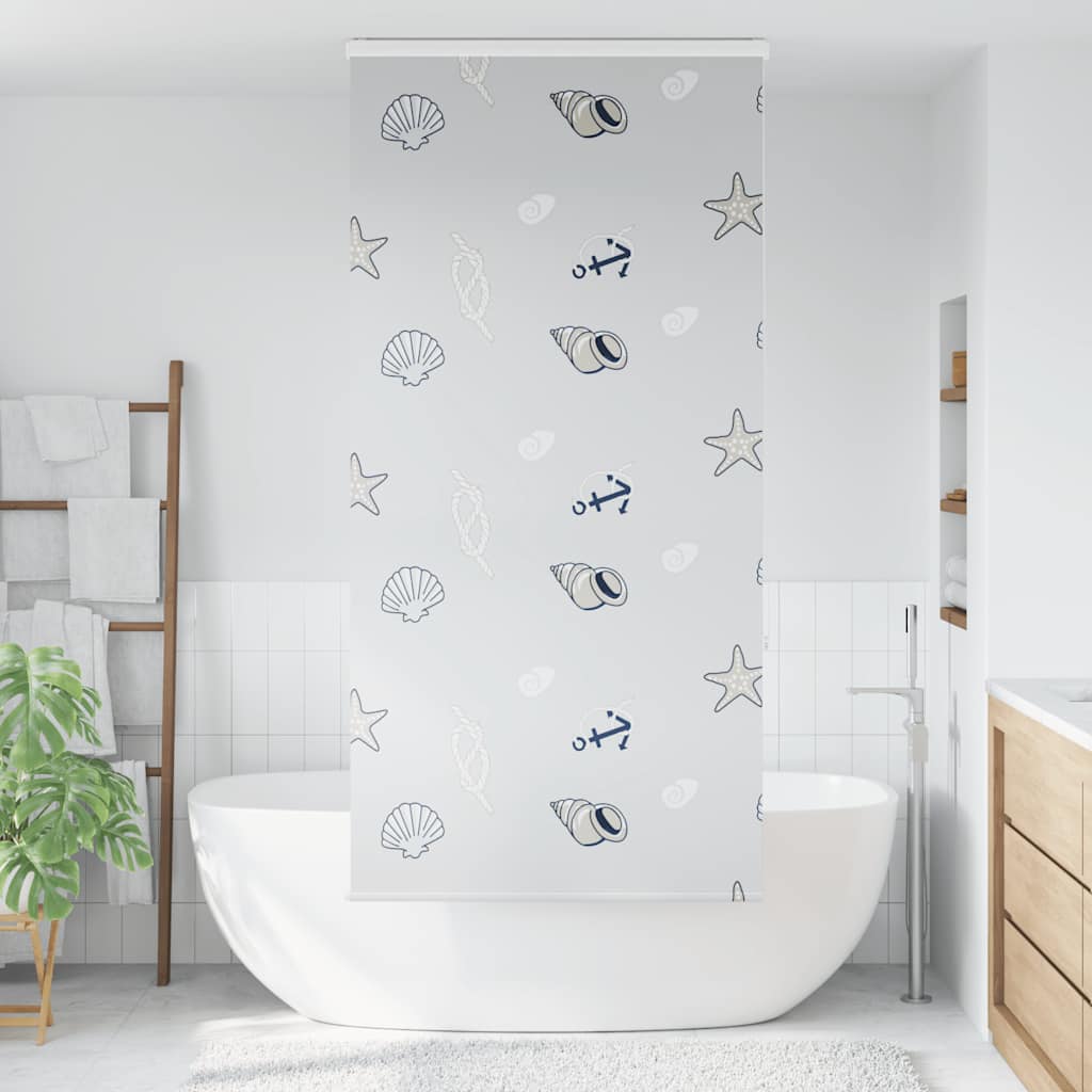 vidaXL Shower Roller Blind with Cassette 90x240 cm Fabric Width 86 cm