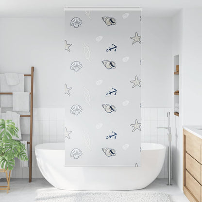 vidaXL Shower Roller Blind with Cassette 90x240 cm Fabric Width 86 cm