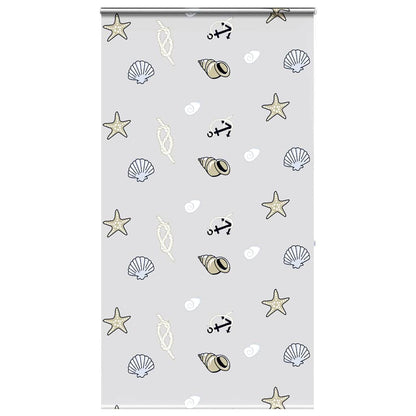 vidaXL Shower Roller Blind with Cassette 130x240 cm Fabric Width 126 cm