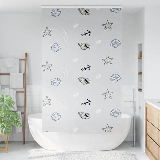 vidaXL Shower Roller Blind with Cassette 130x240cm Fabric Width 126cm