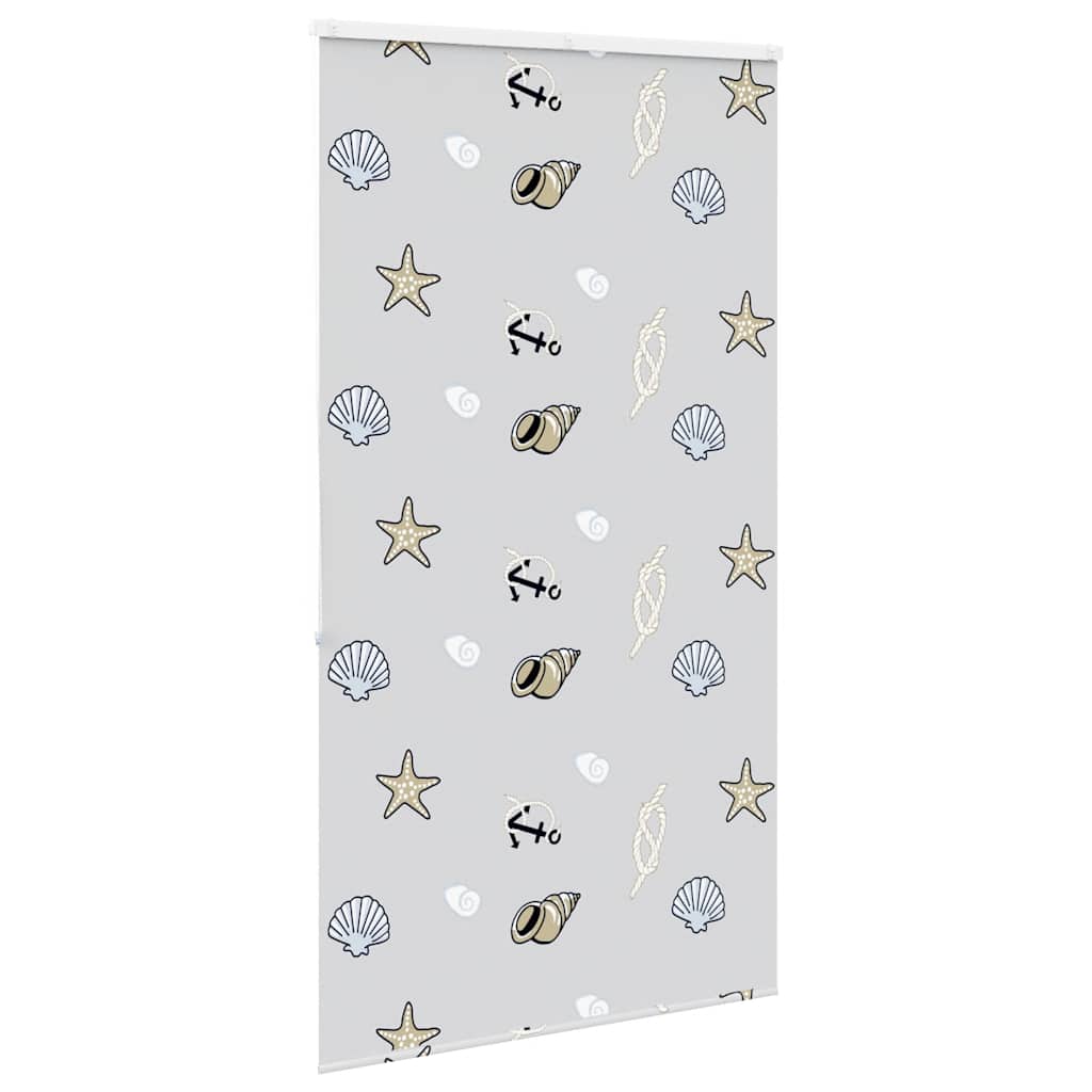 vidaXL Shower Roller Blind with Cassette 130x240 cm Fabric Width 126 cm