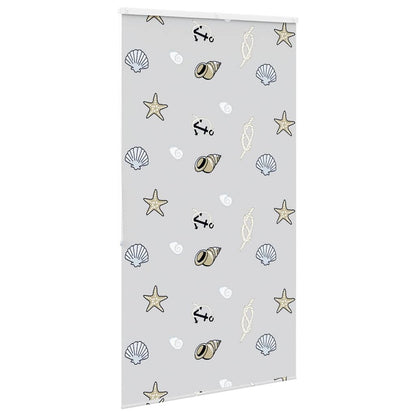 vidaXL Shower Roller Blind with Cassette 130x240 cm Fabric Width 126 cm