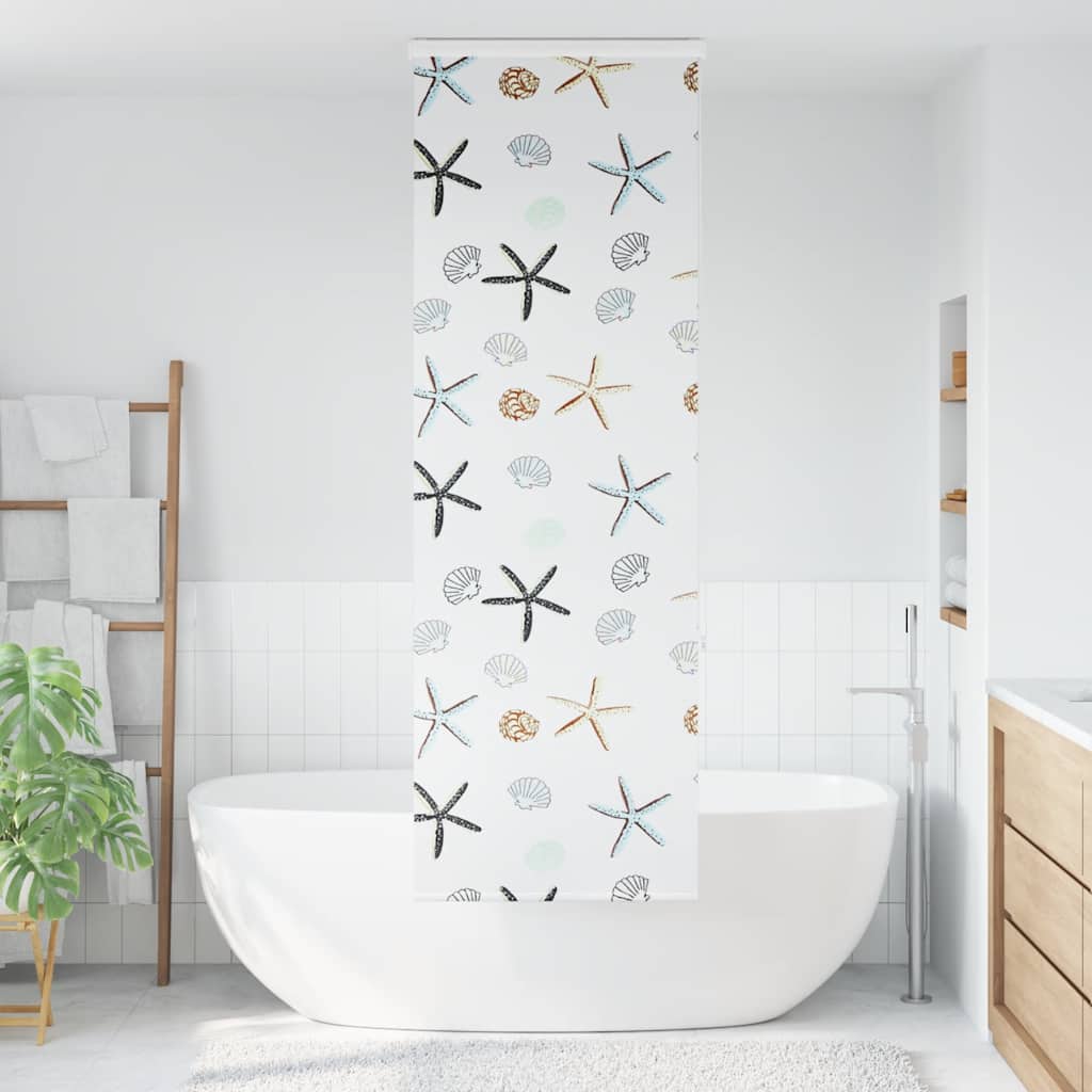 vidaXL Shower Roller Blind with Cassette 60x240 cm Fabric Width 56 cm