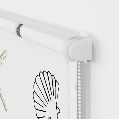 vidaXL Shower Roller Blind with Cassette 60x240 cm Fabric Width 56 cm