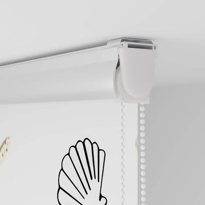 vidaXL Shower Roller Blind with Cassette 60x240 cm Fabric Width 56 cm