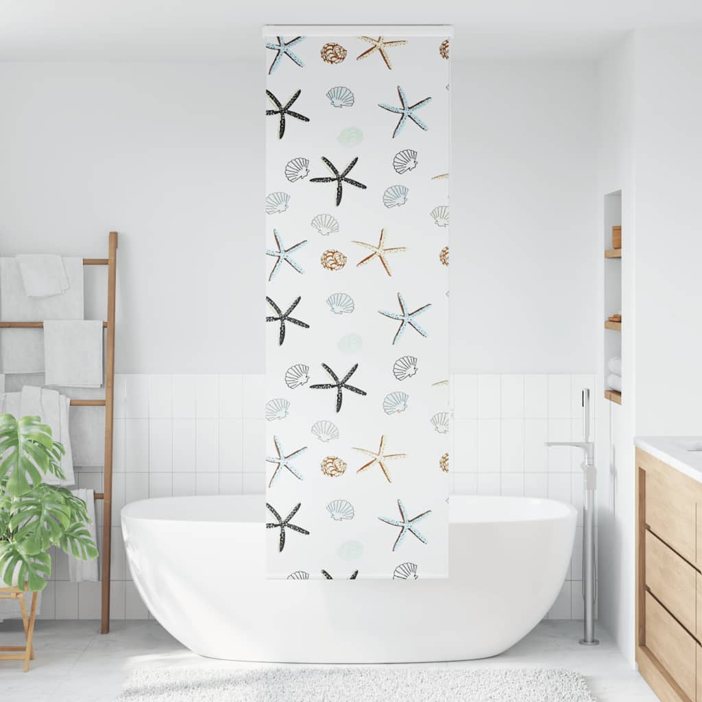 vidaXL Shower Roller Blind with Cassette 70x240 cm Fabric Width 66 cm