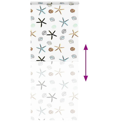 vidaXL Shower Roller Blind with Cassette 100x240 cm Fabric Width 96 cm