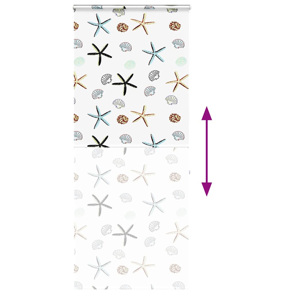 vidaXL Shower Roller Blind with Cassette 110x240 cm Fabric Width 106 cm