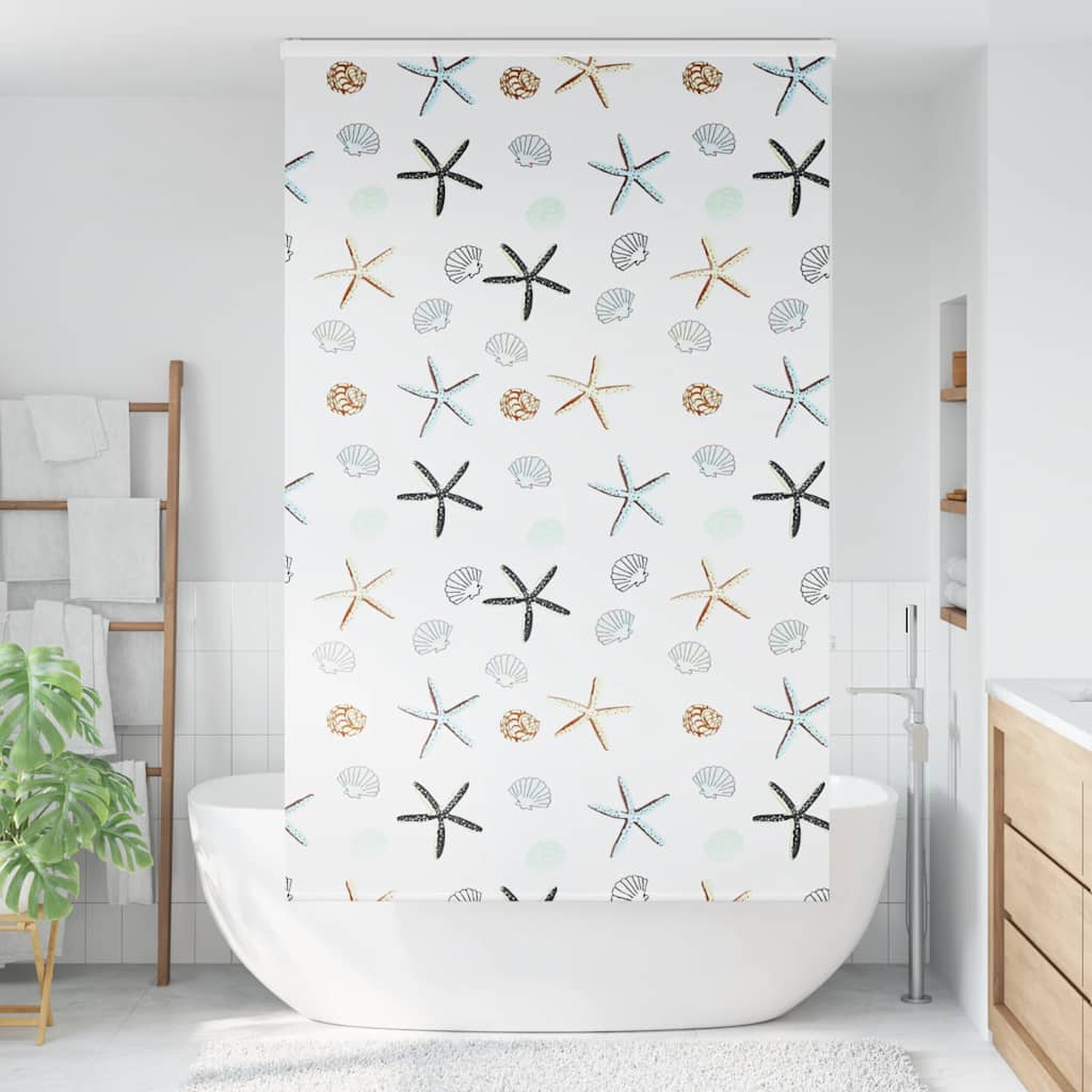 vidaXL Shower Roller Blind with Cassette 130x240cm Fabric Width 126cm