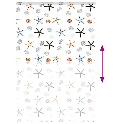 vidaXL Shower Roller Blind with Cassette 150x240 cm Fabric Width 146 cm