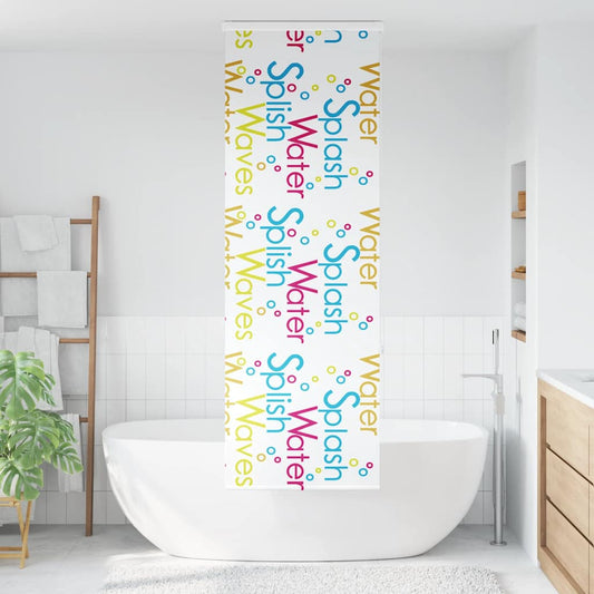 vidaXL Shower Roller Blind with Cassette 70x240 cm Fabric Width 66 cm