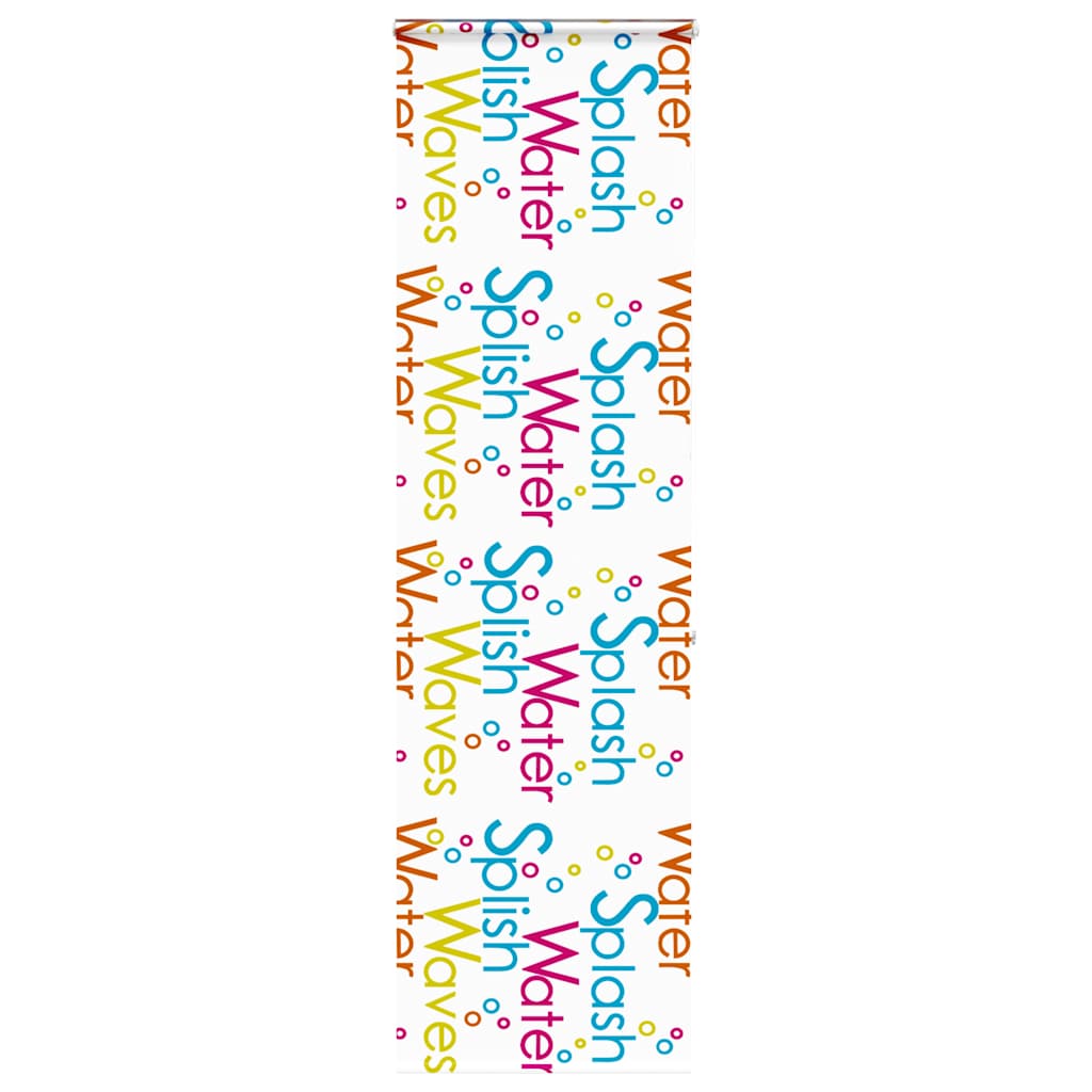 vidaXL Shower Roller Blind with Cassette 80x240 cm Fabric Width 76 cm