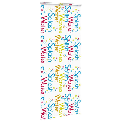 vidaXL Shower Roller Blind with Cassette 90x240 cm Fabric Width 86 cm