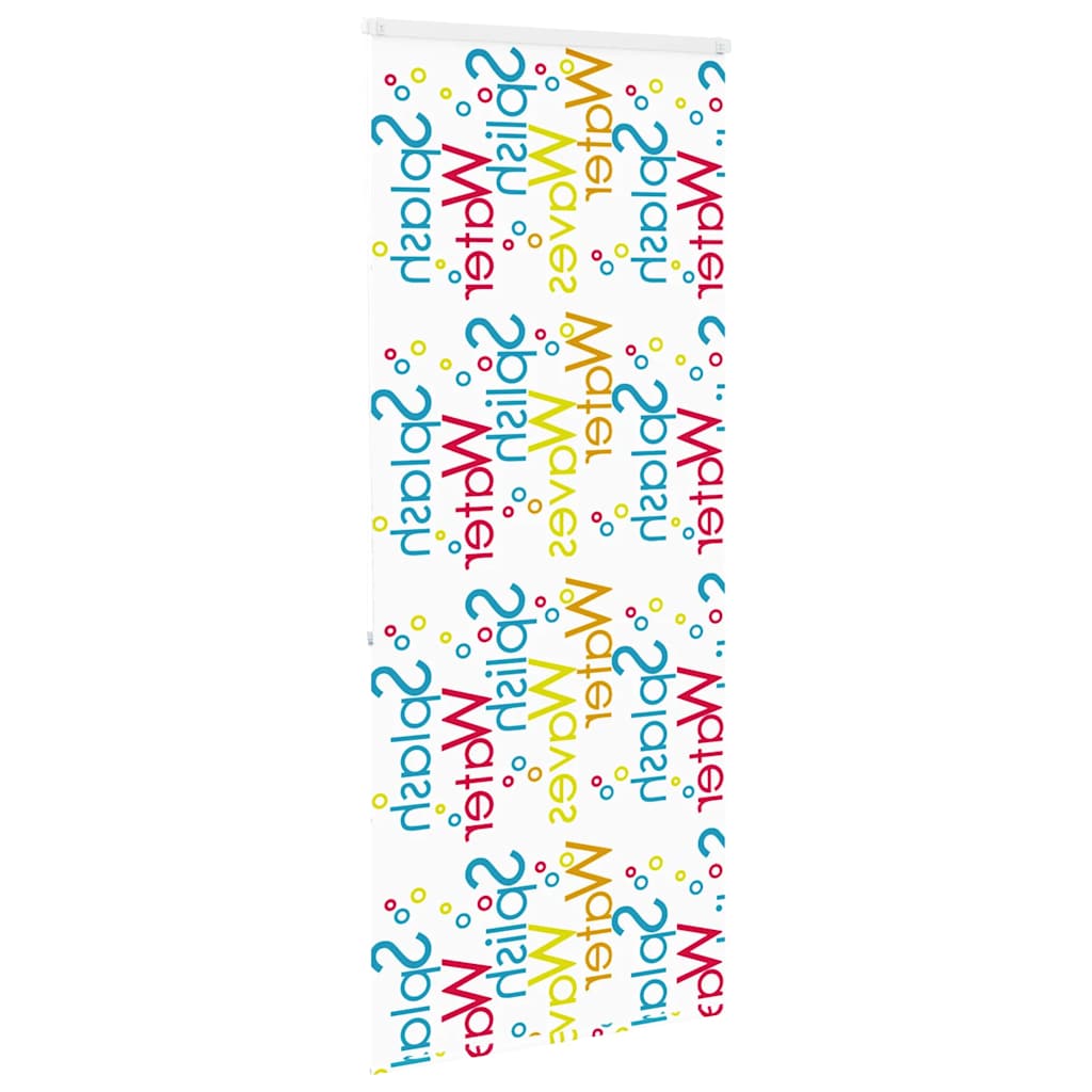 vidaXL Shower Roller Blind with Cassette 90x240 cm Fabric Width 86 cm