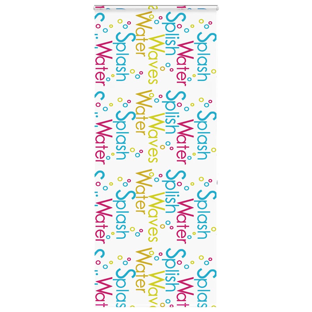 vidaXL Shower Roller Blind with Cassette 100x240 cm Fabric Width 96 cm