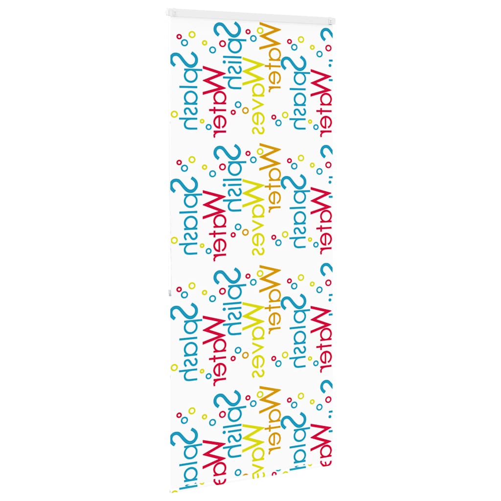 vidaXL Shower Roller Blind with Cassette 100x240 cm Fabric Width 96 cm