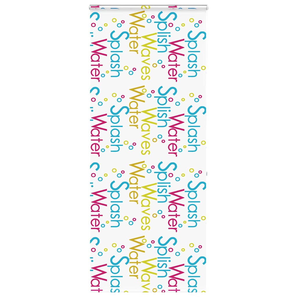 vidaXL Shower Roller Blind with Cassette 110x240 cm Fabric Width 106 cm