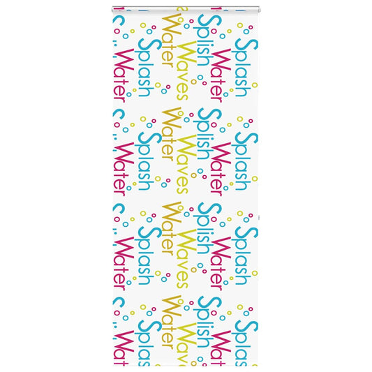 vidaXL Shower Roller Blind with Cassette 110x240 cm Fabric Width 106 cm