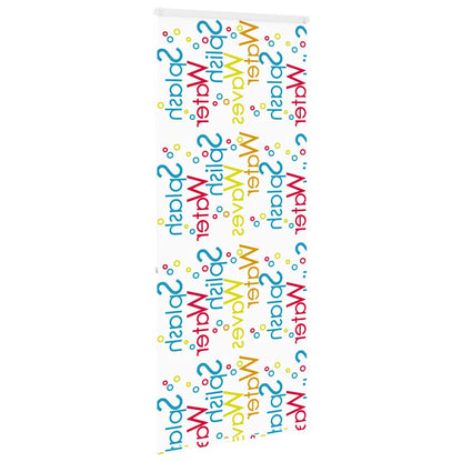 vidaXL Shower Roller Blind with Cassette 110x240 cm Fabric Width 106 cm