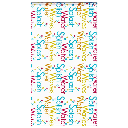 vidaXL Shower Roller Blind with Cassette 120x240 cm Fabric Width 116 cm